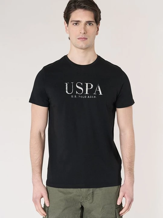 Zdjęcie produktu T-shirt z nadrukiem U.S. POLO ASSN. czarny