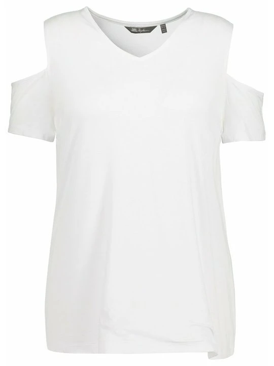 Zdjęcie produktu T-shirt z nadrukiem ULLA POPKEN biały