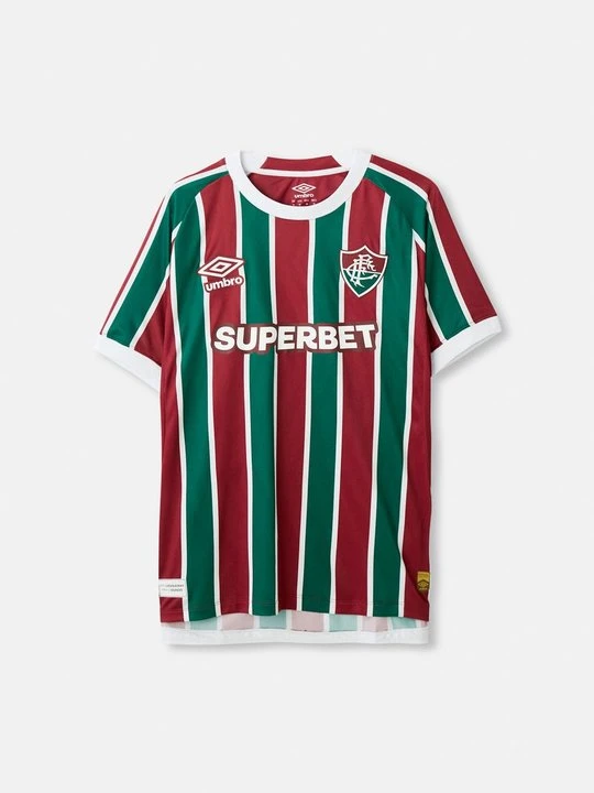Zdjęcie produktu T-shirt z nadrukiem Umbro ciemnoczerwony