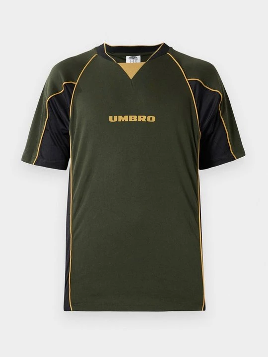 Zdjęcie produktu T-shirt z nadrukiem Umbro ciemnozielony