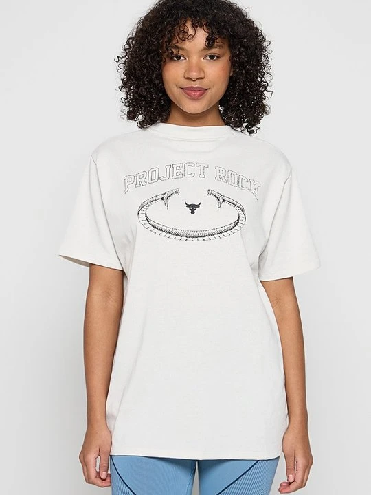 Zdjęcie produktu T-shirt z nadrukiem Under Armour biały