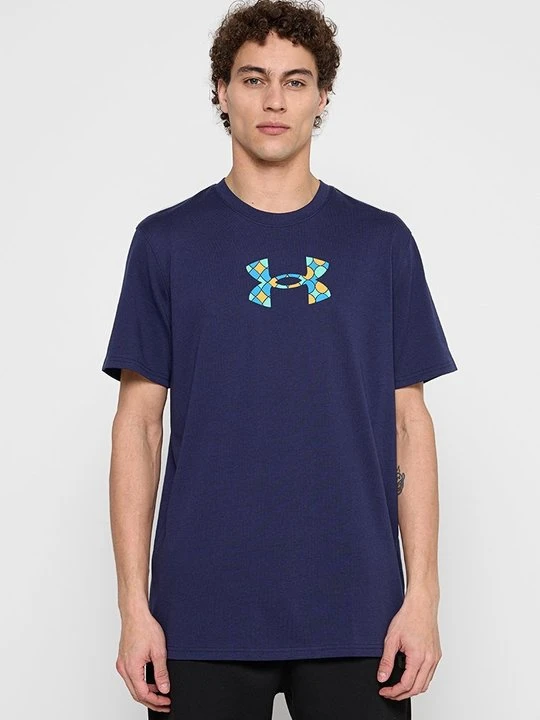Zdjęcie produktu T-shirt z nadrukiem Under Armour niebieski