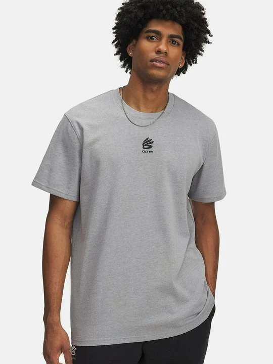 Zdjęcie produktu T-shirt z nadrukiem Under Armour jasnoszary
