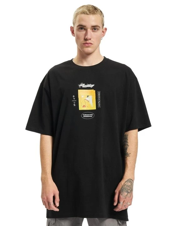 Zdjęcie produktu T-shirt z nadrukiem Mister Tee czarny