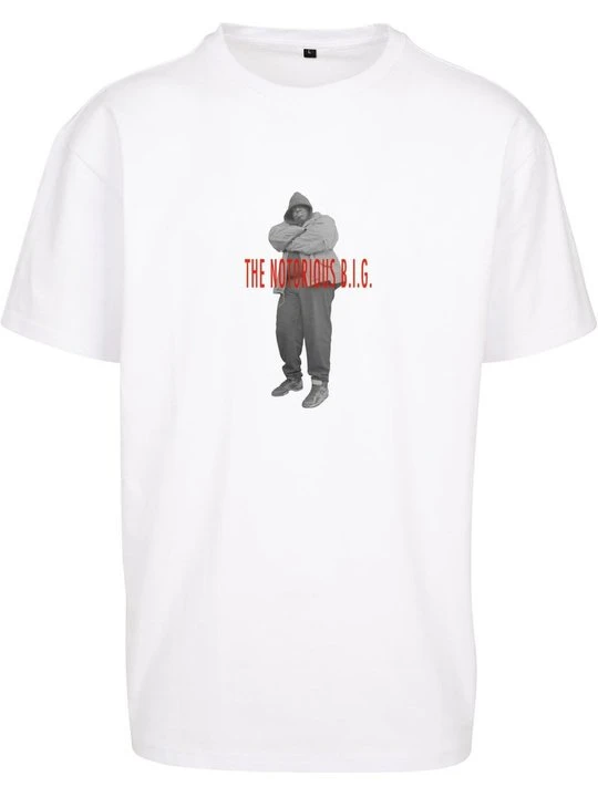 Zdjęcie produktu T-shirt z nadrukiem Mister Tee biały