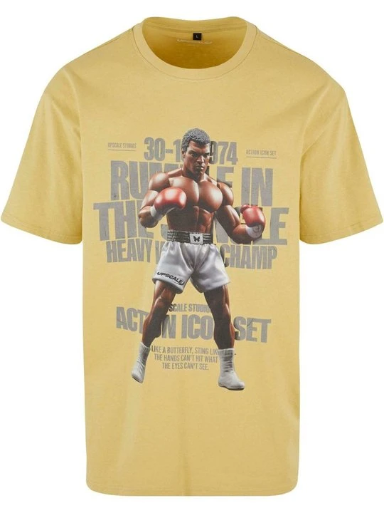 Zdjęcie produktu T-shirt z nadrukiem Mister Tee beżowy