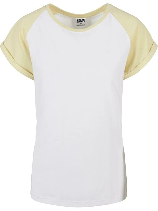 Zdjęcie produktu T-shirt z nadrukiem Urban Classics jasnożółty