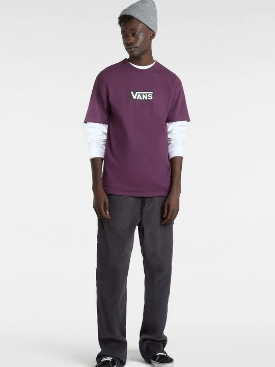 Zdjęcie produktu T-shirt z nadrukiem Vans jagodowy