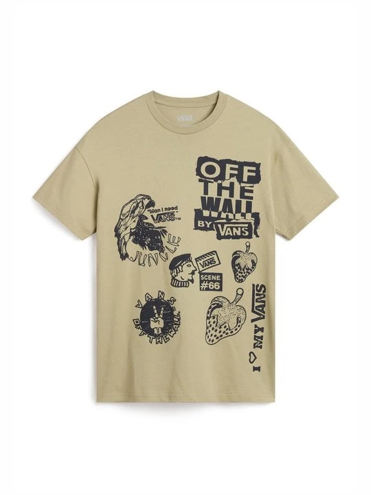 Zdjęcie produktu T-shirt z nadrukiem Vans beżowy