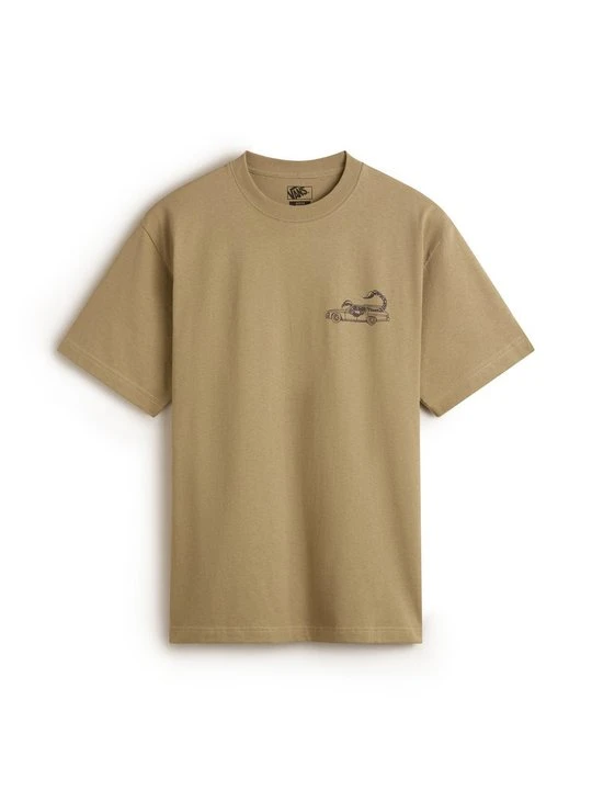 Zdjęcie produktu T-shirt z nadrukiem Vans oliwkowy