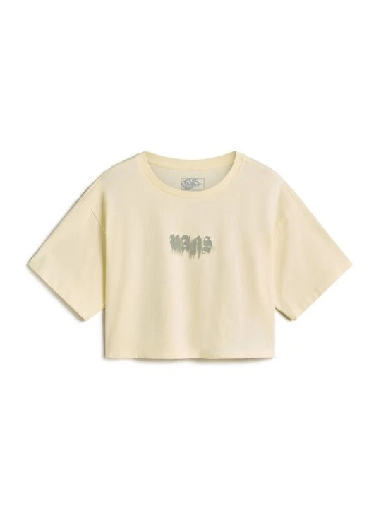 Zdjęcie produktu T-shirt z nadrukiem Vans jasnożółty