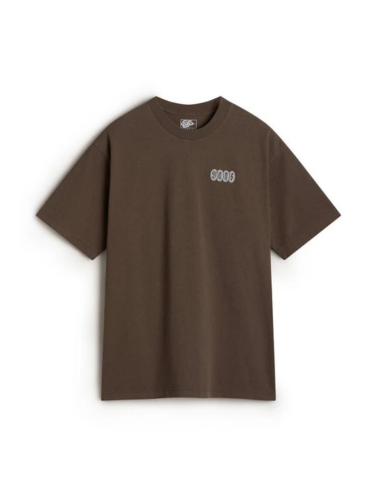 Zdjęcie produktu T-shirt z nadrukiem Vans ciemnobrązowy