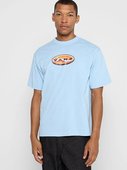 Zdjęcie produktu T-shirt z nadrukiem Vans niebieski