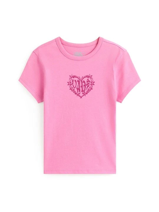 Zdjęcie produktu T-shirt z nadrukiem Vans różowy melanż