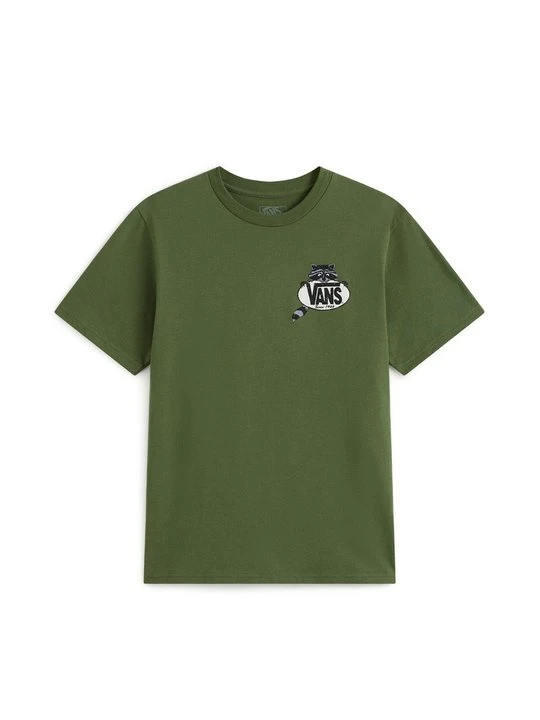 Zdjęcie produktu T-shirt z nadrukiem Vans ciemnozielony