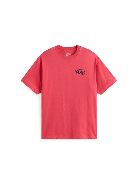 Zdjęcie produktu T-shirt z nadrukiem Vans czerwony
