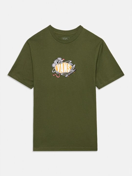 Zdjęcie produktu T-shirt z nadrukiem Vans zielony