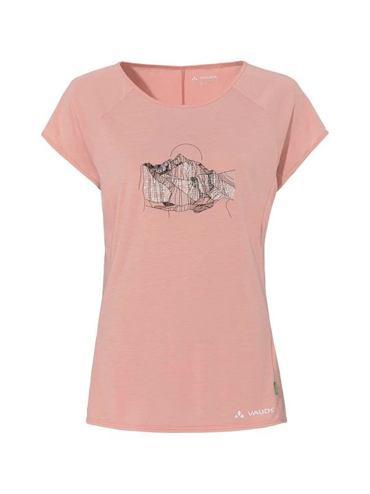Zdjęcie produktu T-shirt z nadrukiem Vaude różowy