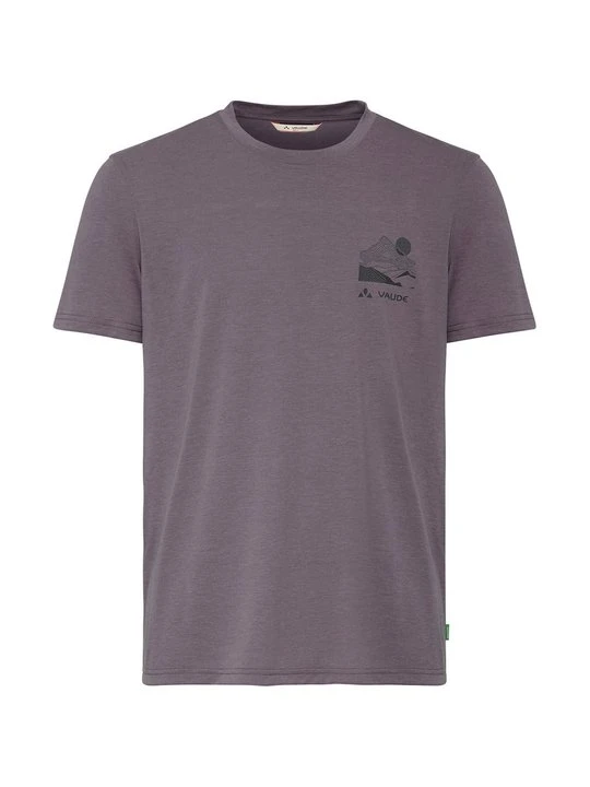 Zdjęcie produktu T-shirt z nadrukiem Vaude mauve