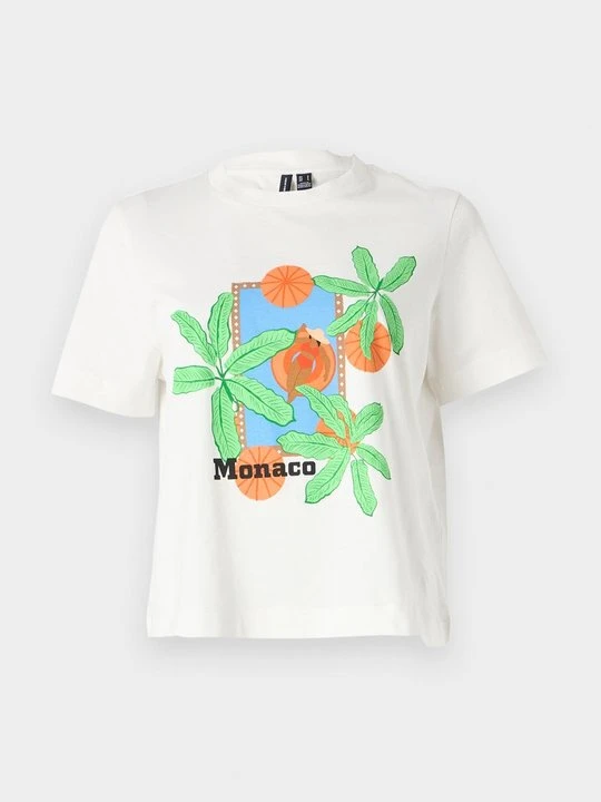 Zdjęcie produktu T-shirt z nadrukiem Vero Moda biały