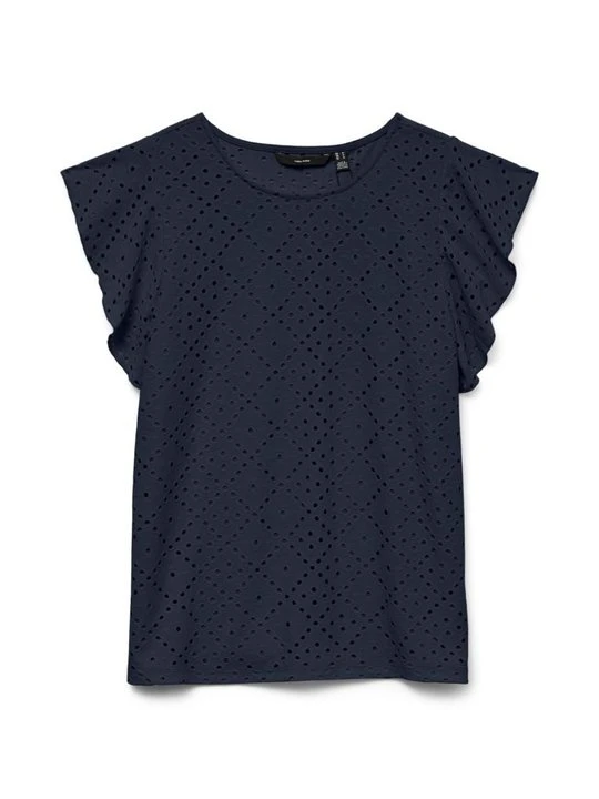 Zdjęcie produktu T-shirt z nadrukiem Vero Moda granatowy