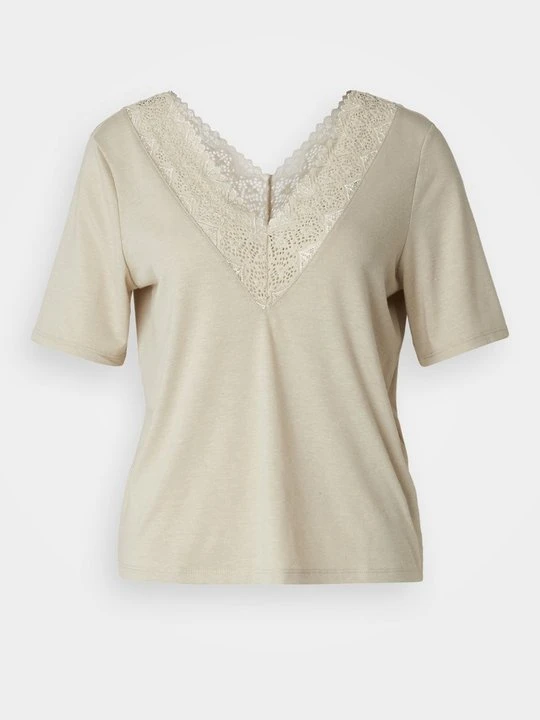 Zdjęcie produktu T-shirt z nadrukiem Vero Moda mleczny