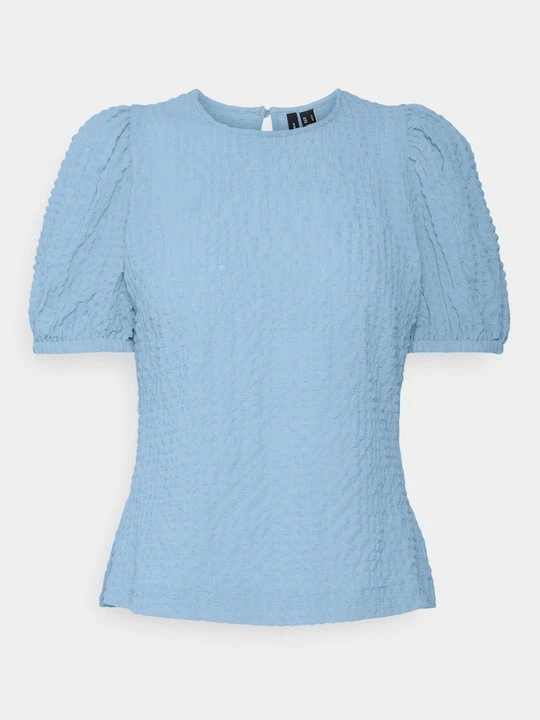 Zdjęcie produktu T-shirt z nadrukiem Vero Moda jasnoniebieski