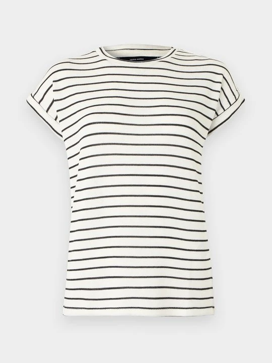 Zdjęcie produktu T-shirt z nadrukiem Vero Moda mleczny