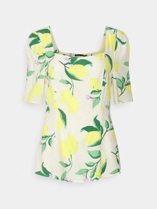 Zdjęcie produktu T-shirt z nadrukiem Vero Moda mleczny