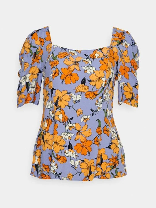 Zdjęcie produktu T-shirt z nadrukiem Vero Moda niebieski