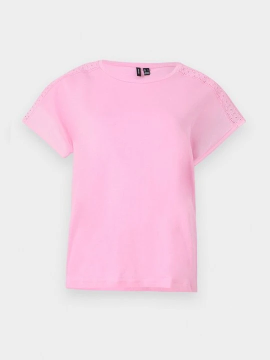 Zdjęcie produktu T-shirt z nadrukiem Vero Moda różowy