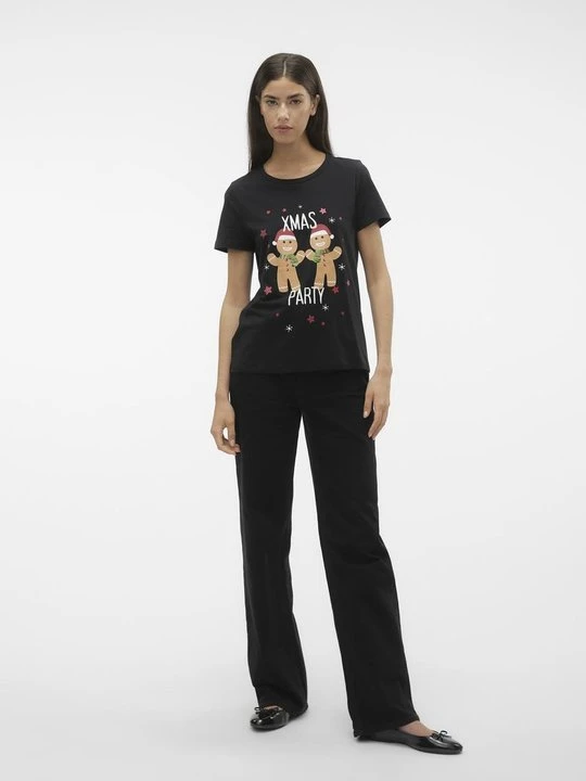 Zdjęcie produktu T-shirt z nadrukiem Vero Moda czarny