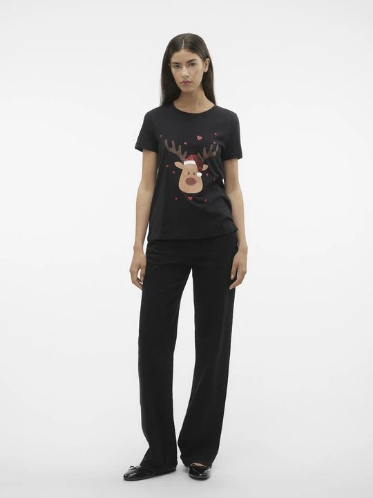 Zdjęcie produktu T-shirt z nadrukiem Vero Moda czarny