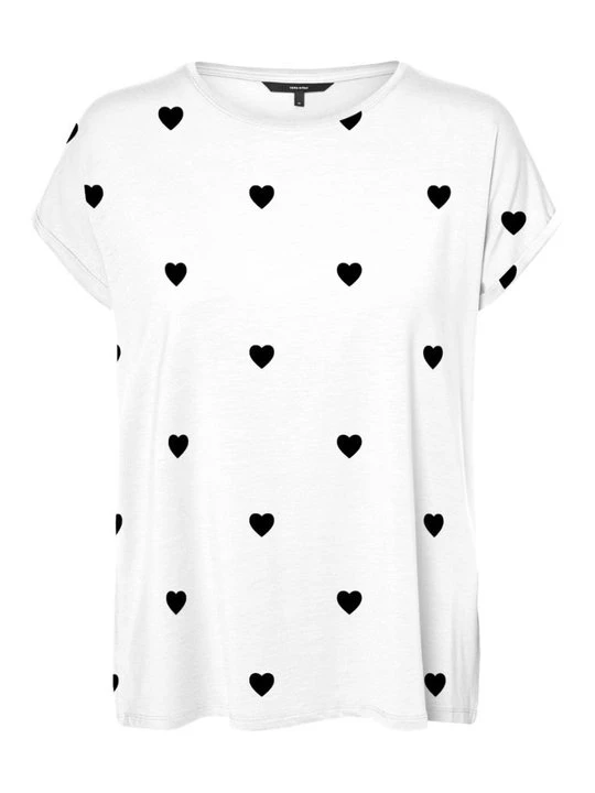 Zdjęcie produktu T-shirt z nadrukiem Vero Moda biały