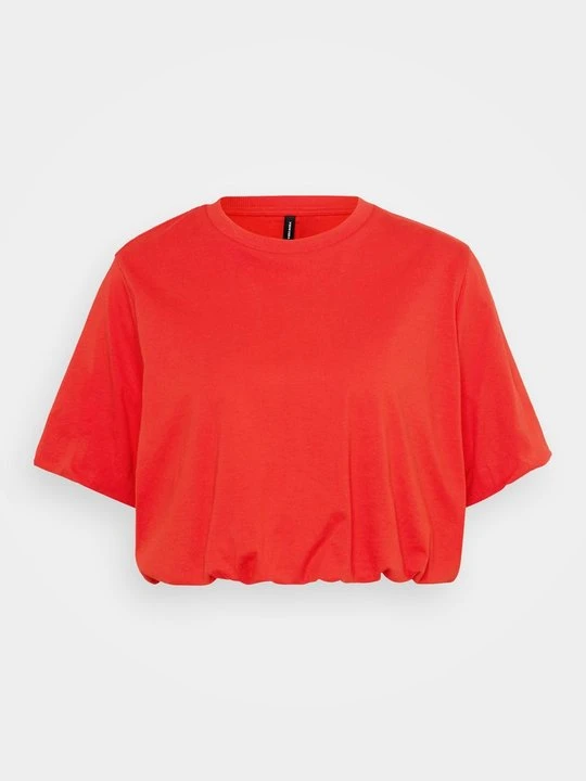 Zdjęcie produktu T-shirt z nadrukiem Vero Moda czerwony