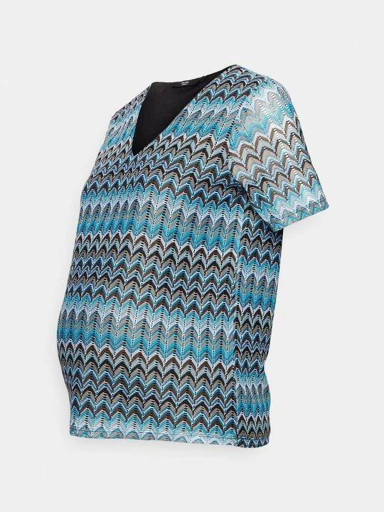 Zdjęcie produktu T-shirt z nadrukiem Vero Moda brązowy