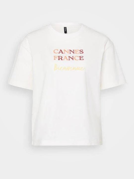 Zdjęcie produktu T-shirt z nadrukiem Vero Moda biały
