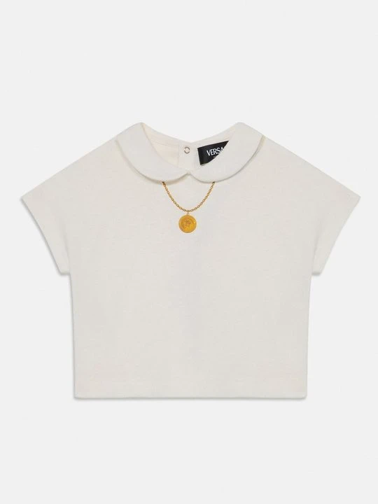 Zdjęcie produktu T-shirt z nadrukiem Versace biały