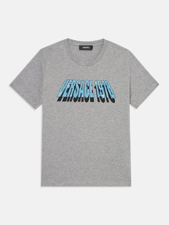Zdjęcie produktu T-shirt z nadrukiem Versace szary