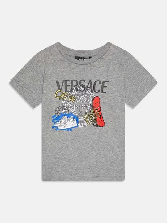 Zdjęcie produktu T-shirt z nadrukiem Versace szary