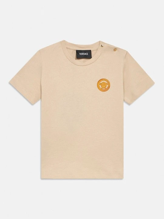 Zdjęcie produktu T-shirt z nadrukiem Versace beżowy
