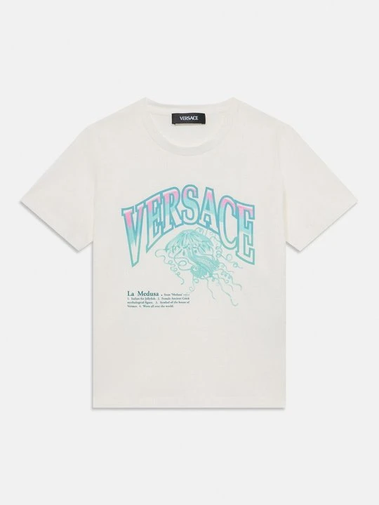 Zdjęcie produktu T-shirt z nadrukiem Versace biały