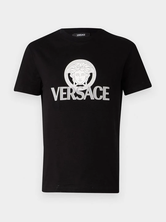 Zdjęcie produktu T-shirt z nadrukiem Versace czarny