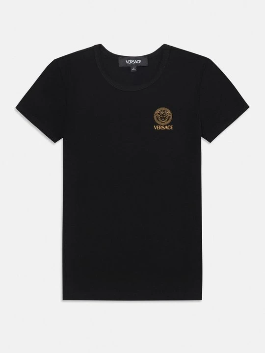Zdjęcie produktu T-shirt z nadrukiem Versace czarny