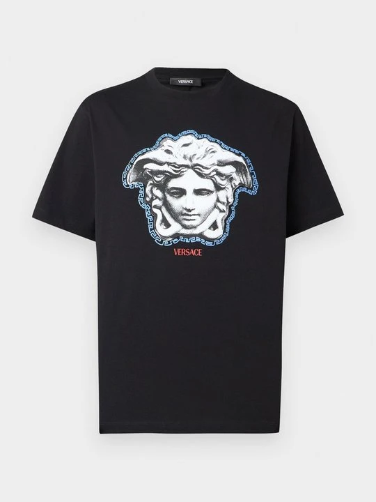 Zdjęcie produktu T-shirt z nadrukiem Versace czarny