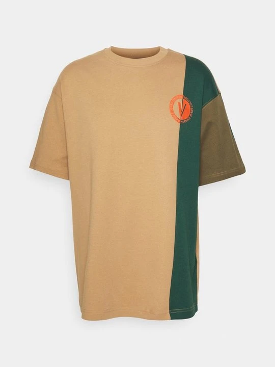 Zdjęcie produktu T-shirt z nadrukiem Versace Jeans Couture khaki