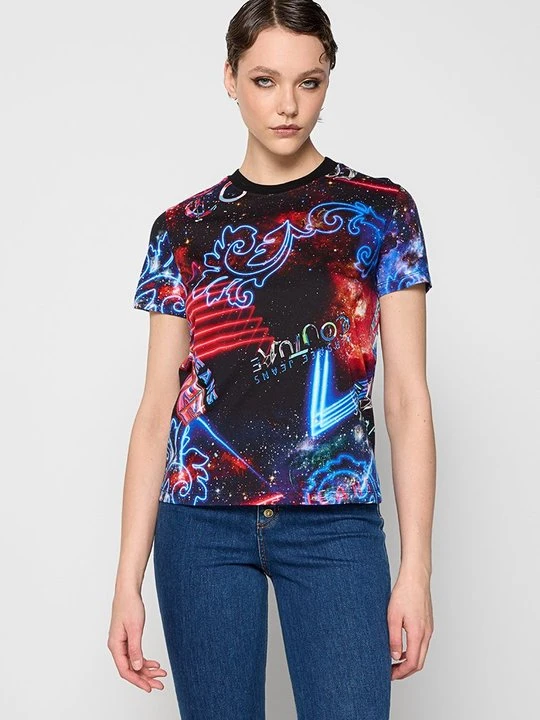 Zdjęcie produktu T-shirt z nadrukiem Versace Jeans Couture