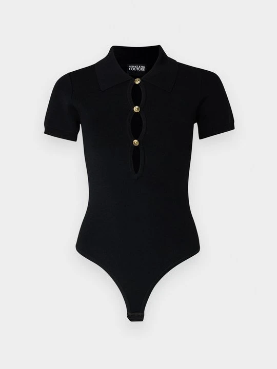 Zdjęcie produktu T-shirt z nadrukiem Versace Jeans Couture czarny