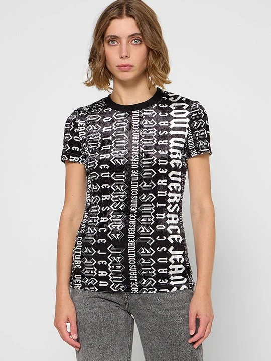 Zdjęcie produktu T-shirt z nadrukiem Versace Jeans Couture