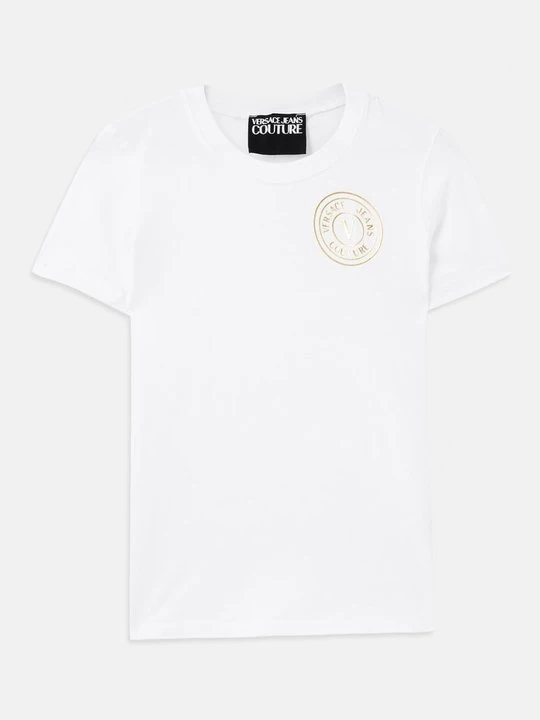 Zdjęcie produktu T-shirt z nadrukiem Versace Jeans Couture biały